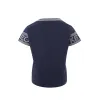 Blue Cotton Tops & T-Shirt sold by Louxly