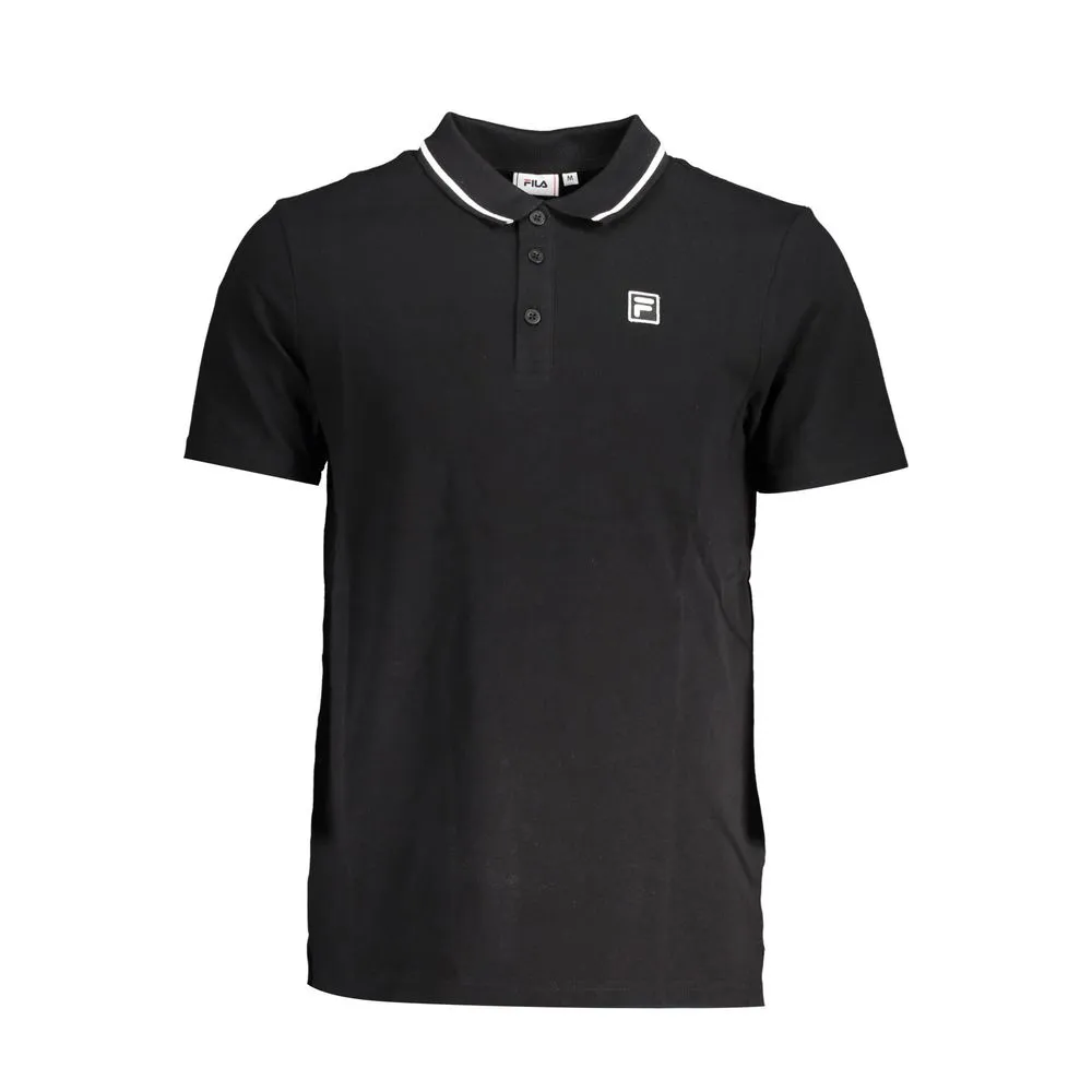 Sleek Contrast Detail Polo Shirt sold by Louxly