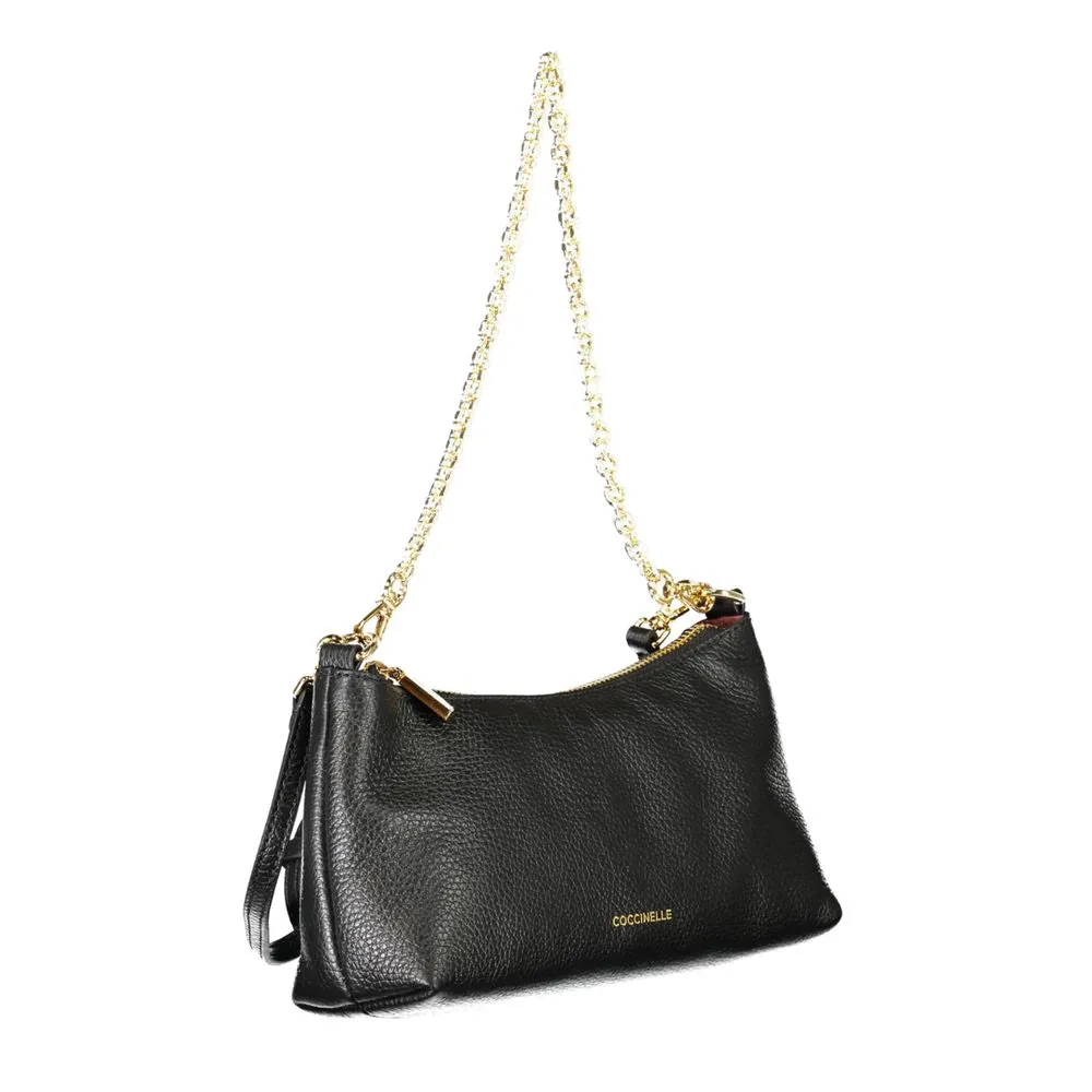 Black Leather Handbag sold by Louxly product image thumbnail 3