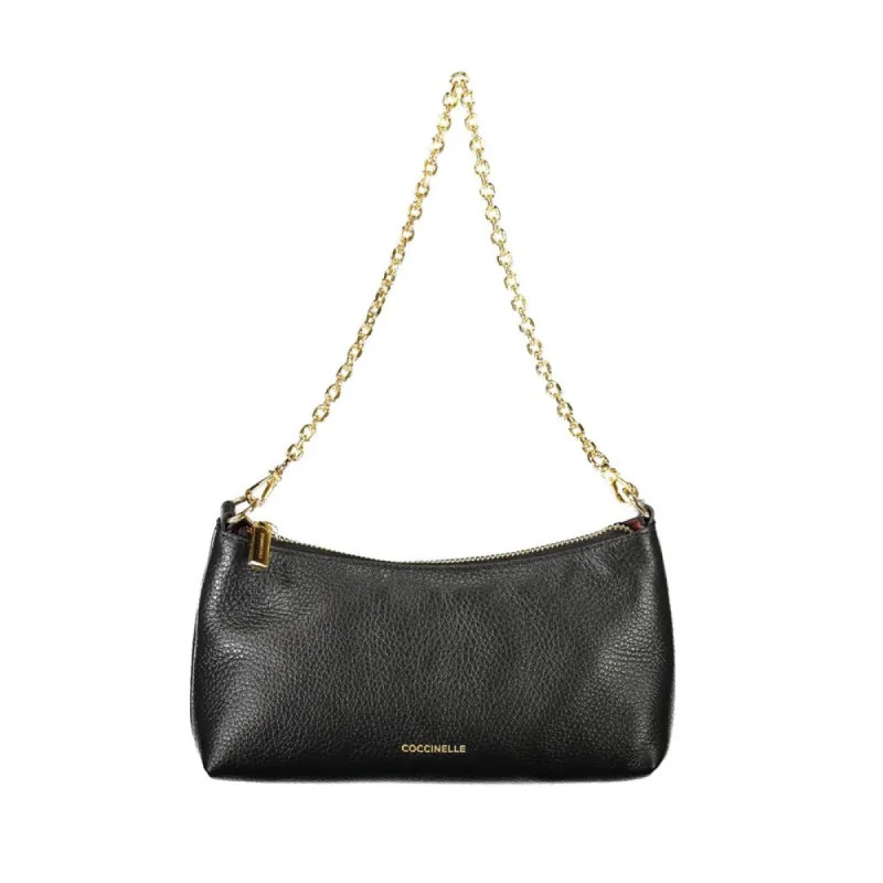 Black Leather Handbag sold by Louxly