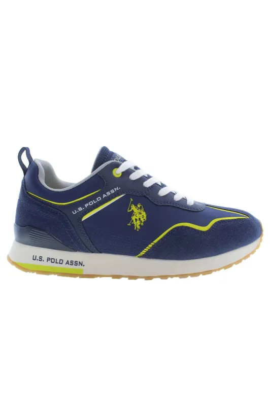 Blue Polyester Men Sneaker sold by Louxly