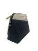 Jet Set Medium Signature PVC X Dome Crossbody Bag Black Multi sold by Louxly