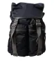 Elegant Blue Nylon Leather Backpack sold by Louxly