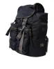 Elegant Blue Nylon Leather Backpack sold by Louxly