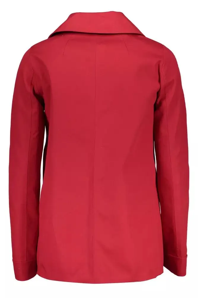 Red Cotton Women Jacket sold by Louxly product image thumbnail 2