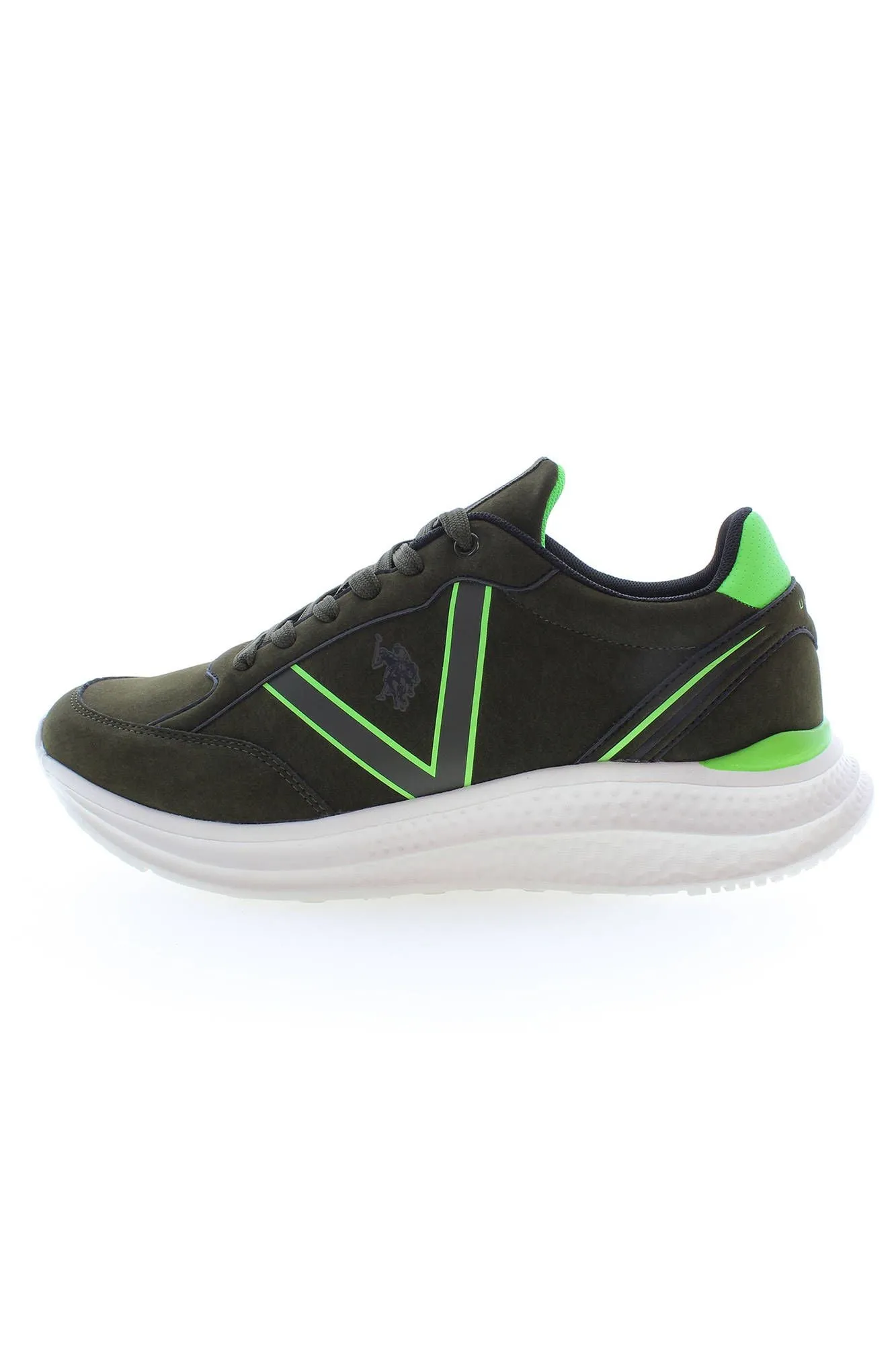 Green Polyester Men Sneaker sold by Louxly product image thumbnail 2