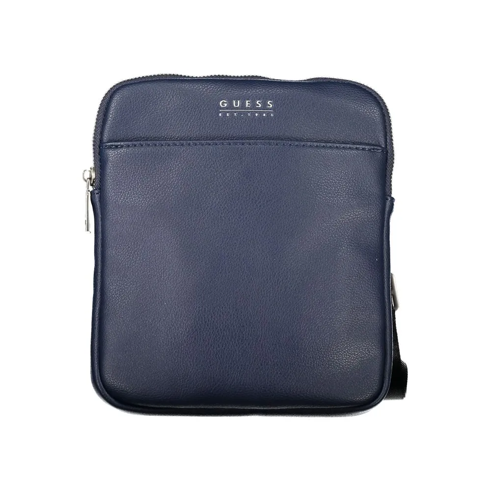Sleek Blue Shoulder Bag with Ample Storage sold by Louxly