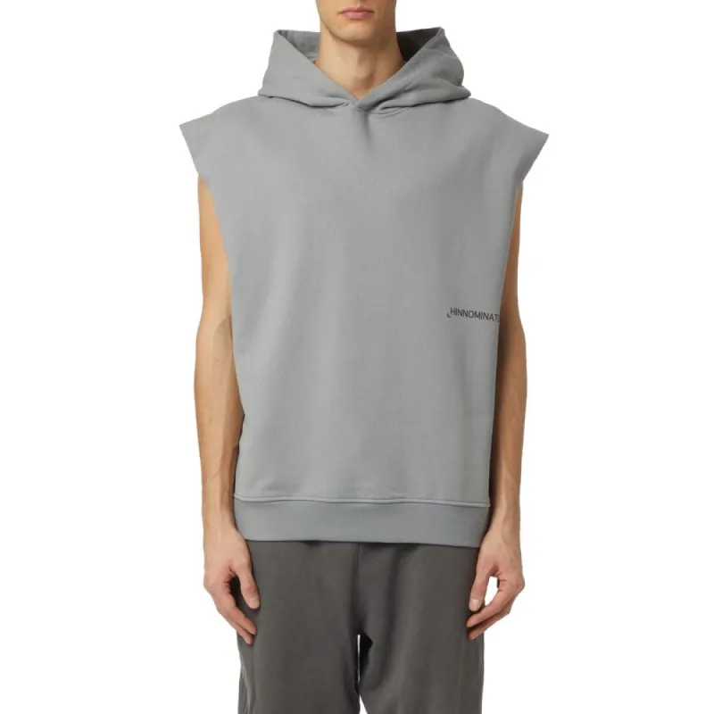 Sleek Sleeveless Hooded Sweatshirt sold by Louxly