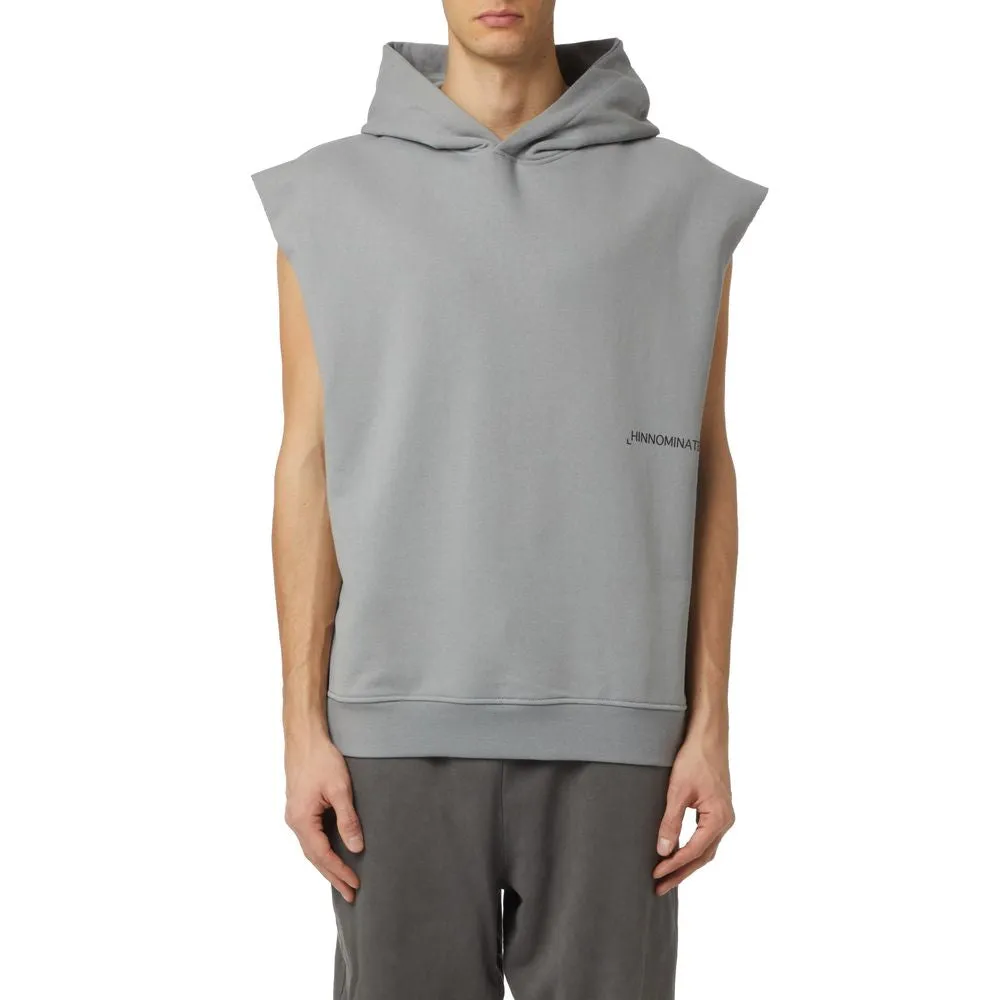 Sleek Sleeveless Hooded Sweatshirt sold by Louxly