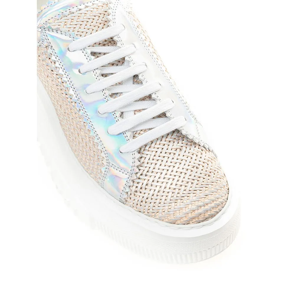 Eco Leather Beige Sneakers sold by Louxly product image thumbnail 4