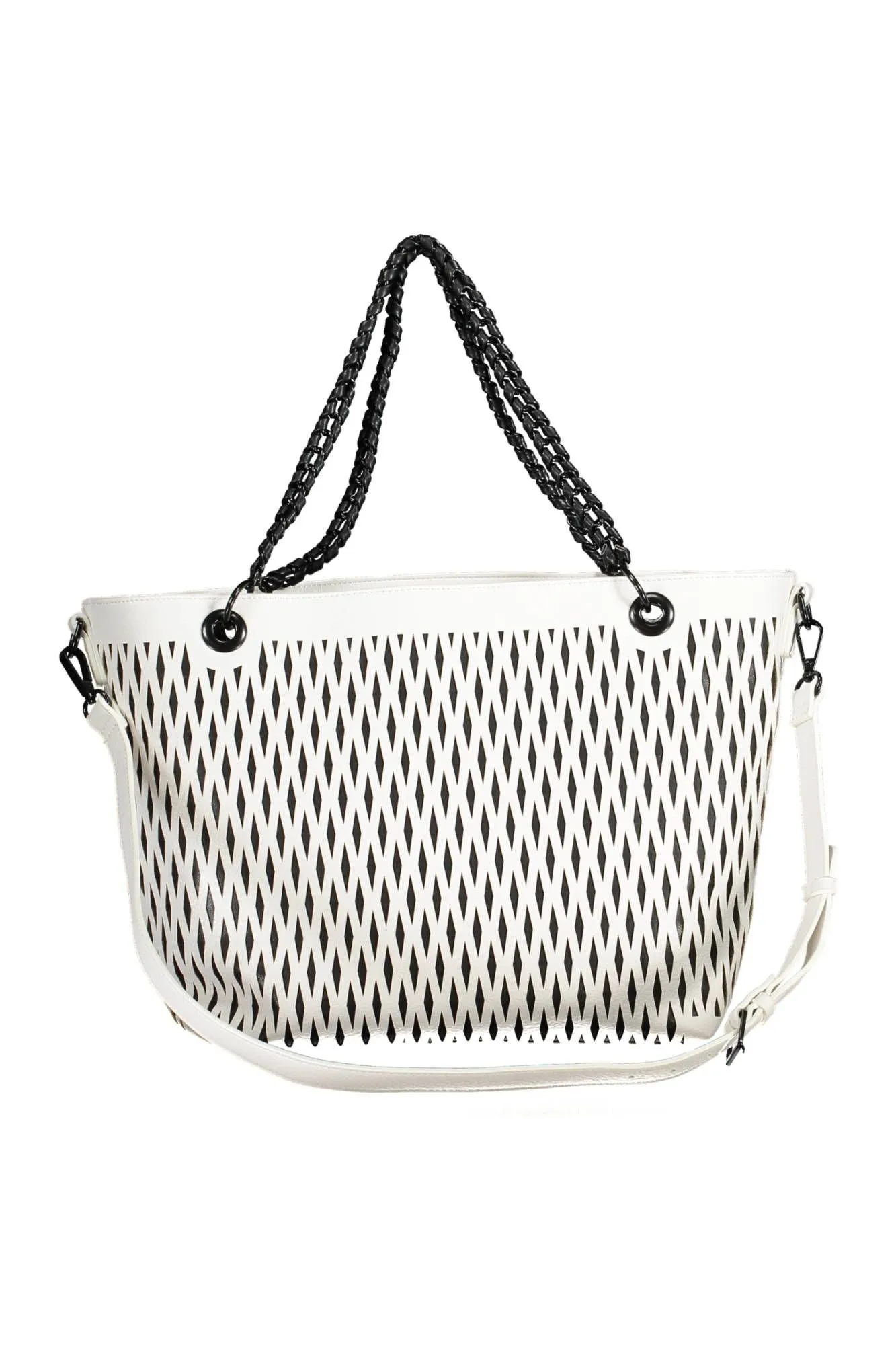 White Polyethylene Women Handbag sold by Louxly product image thumbnail 2