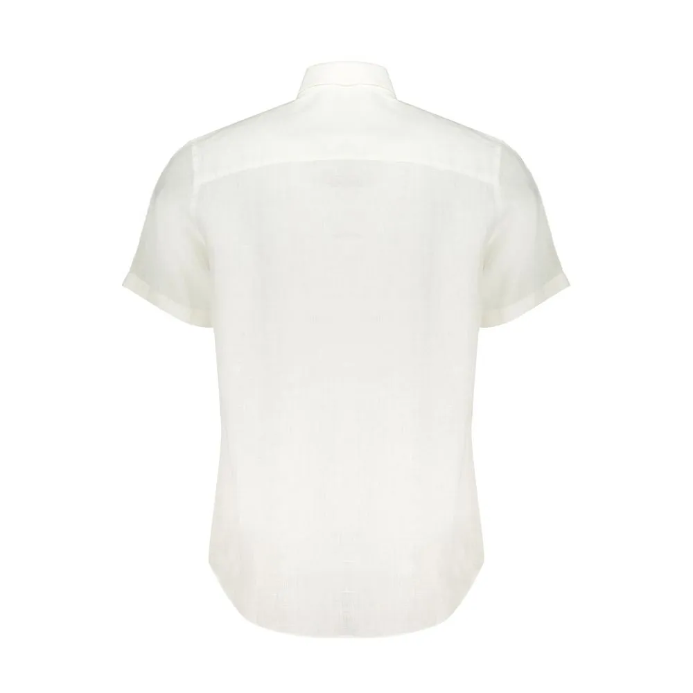 White Linen Shirt sold by Louxly product image thumbnail 2