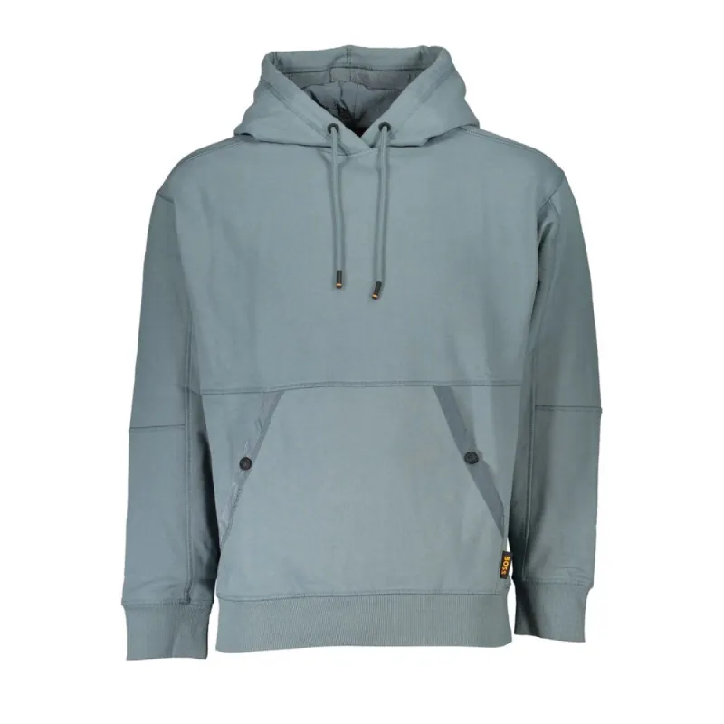 Green Fleece Hooded Sweatshirt with Logo sold by Louxly