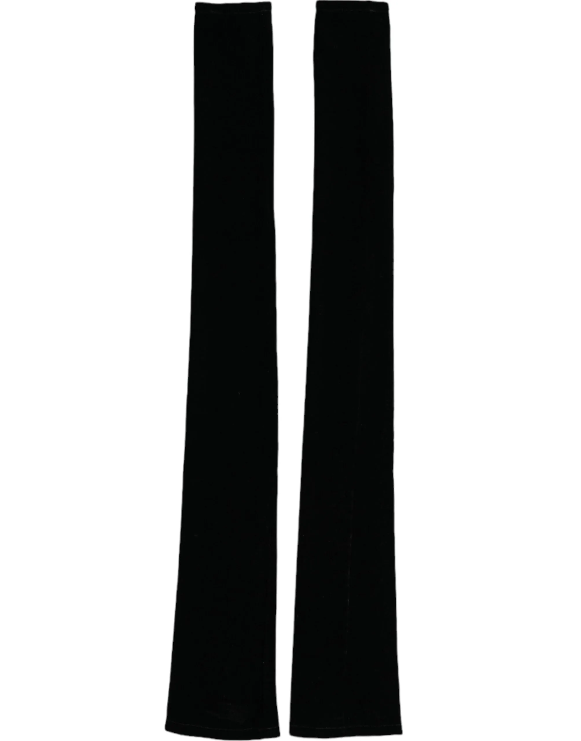Black Nylon Finger Less Elbow Long Gloves sold by Louxly product image thumbnail 2