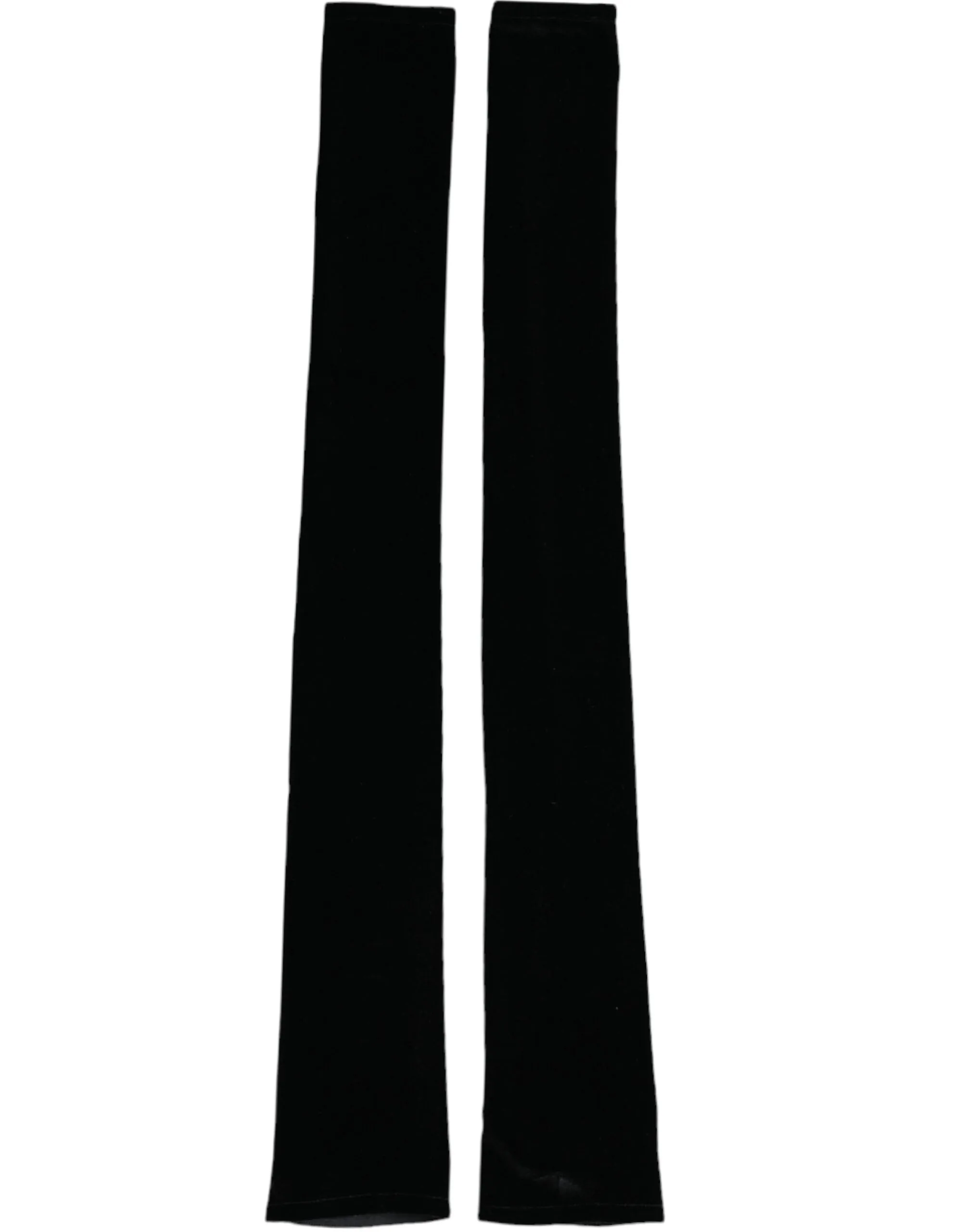 Black Nylon Finger Less Elbow Long Gloves sold by Louxly