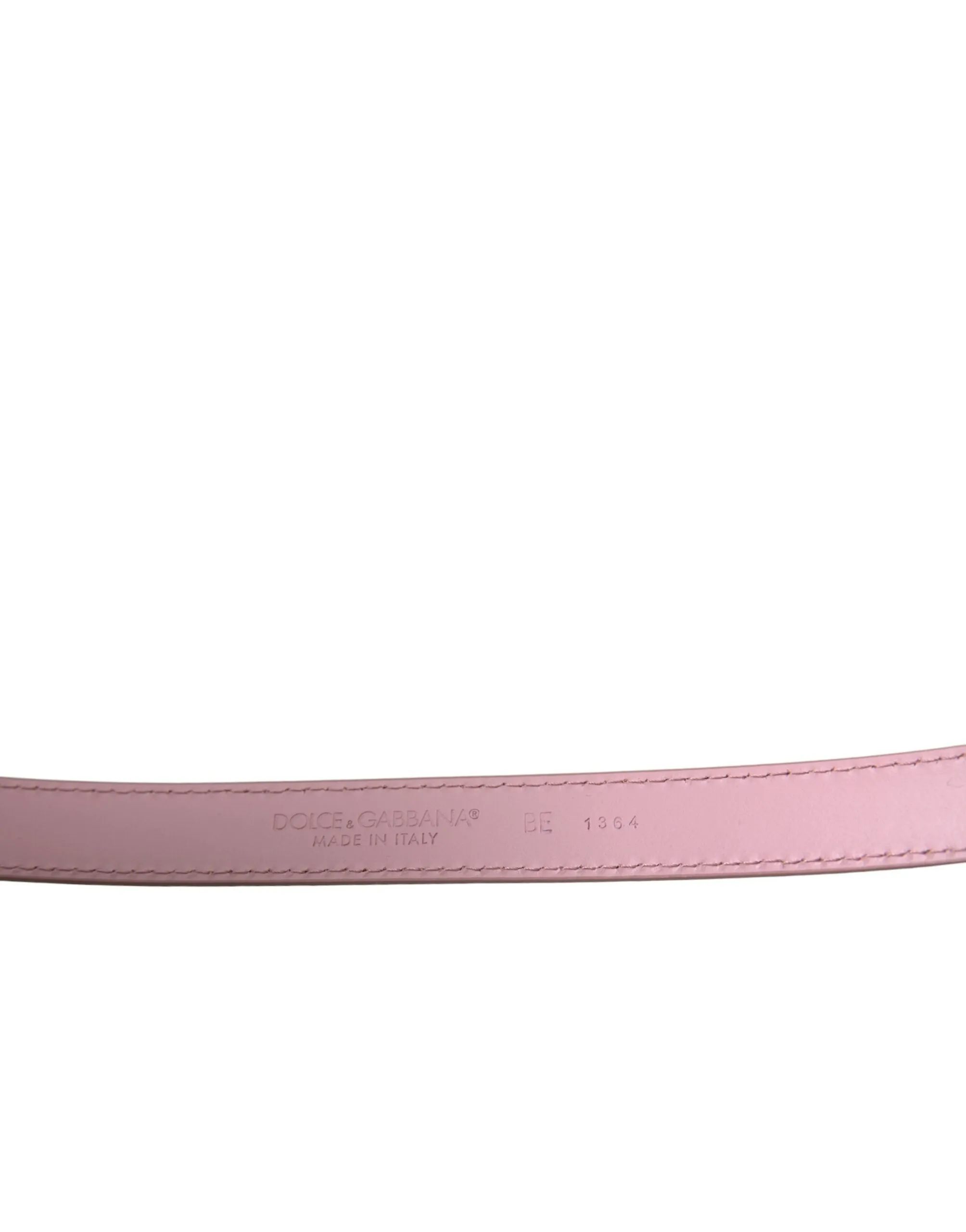 Pink Leather Gold Square Metal Buckle Belt sold by Louxly product image thumbnail 4