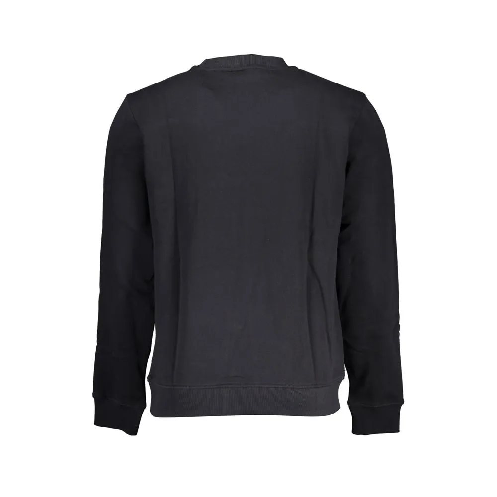Elegant Black Long Sleeved Crew Neck Sweatshirt sold by Louxly product image thumbnail 2