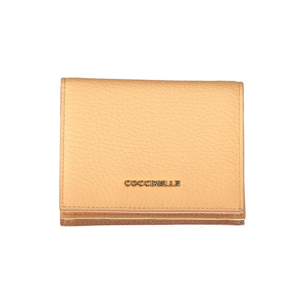 Orange Leather Wallet sold by Louxly
