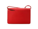 Hampshire Small Red Embossed Logo Smooth Leather Crossbody Bag sold by Louxly