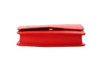 Hampshire Small Red Embossed Logo Smooth Leather Crossbody Bag sold by Louxly