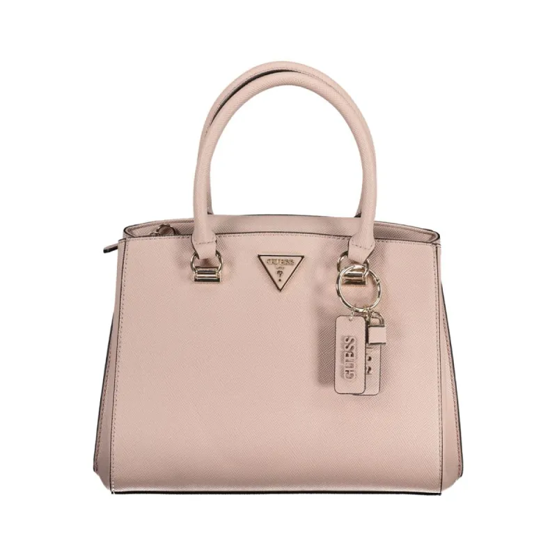Pink Polyethylene Handbag sold by Louxly