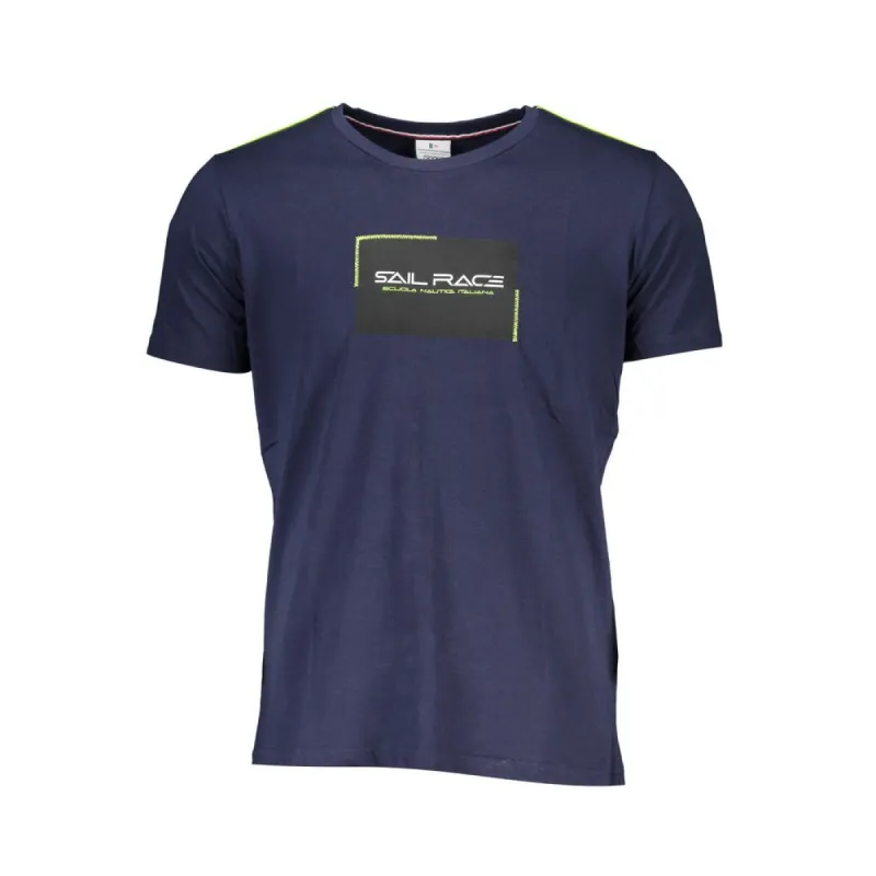Blue Cotton T-Shirt sold by Louxly