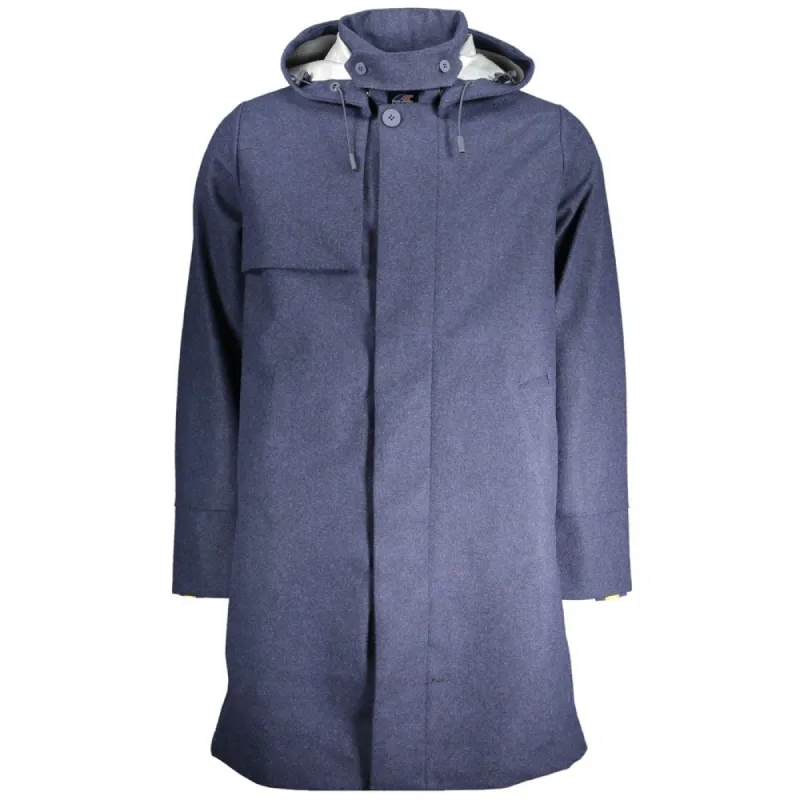 Blue Polyester Men Jacket sold by Louxly