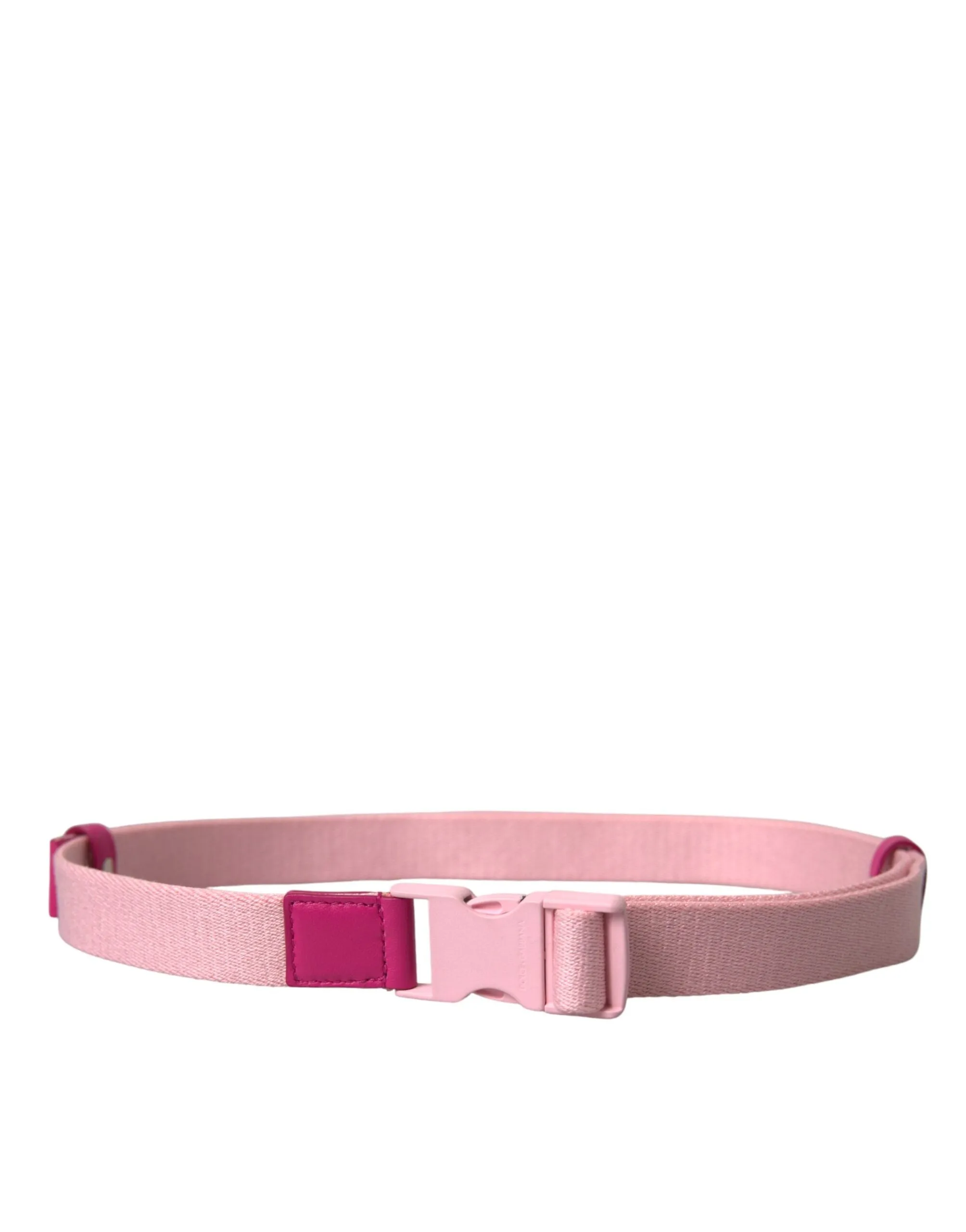 Pink Canvas Stretch Plastic Buckle Women Belt sold by Louxly