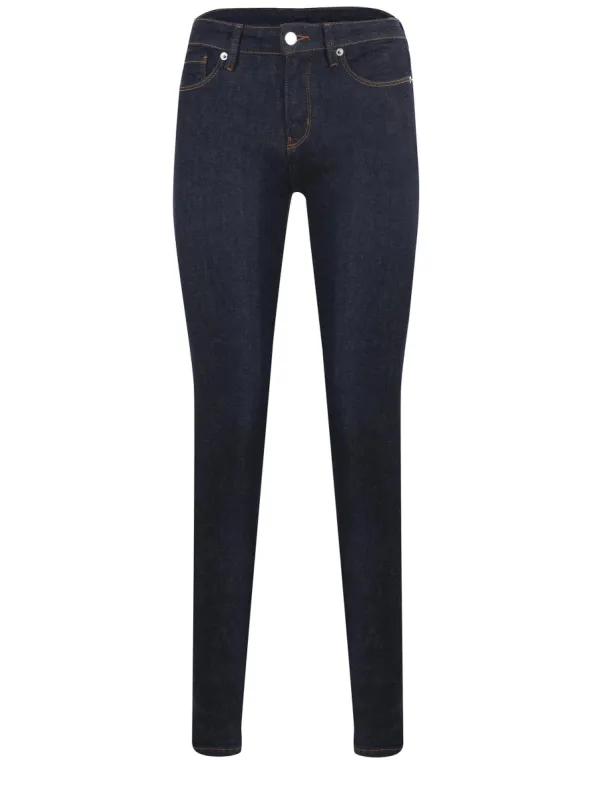Chic Dark Blue Slim Fit Stretch Jeans sold by Louxly