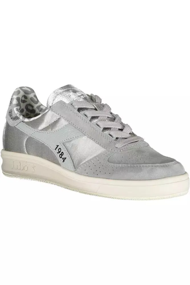 Gray Leather Women Sneaker sold by Louxly product image thumbnail 2