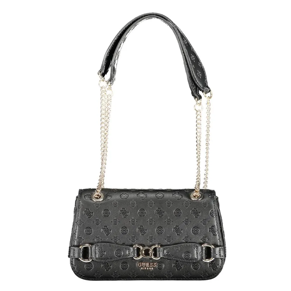 Black Polyethylene Handbag sold by Louxly