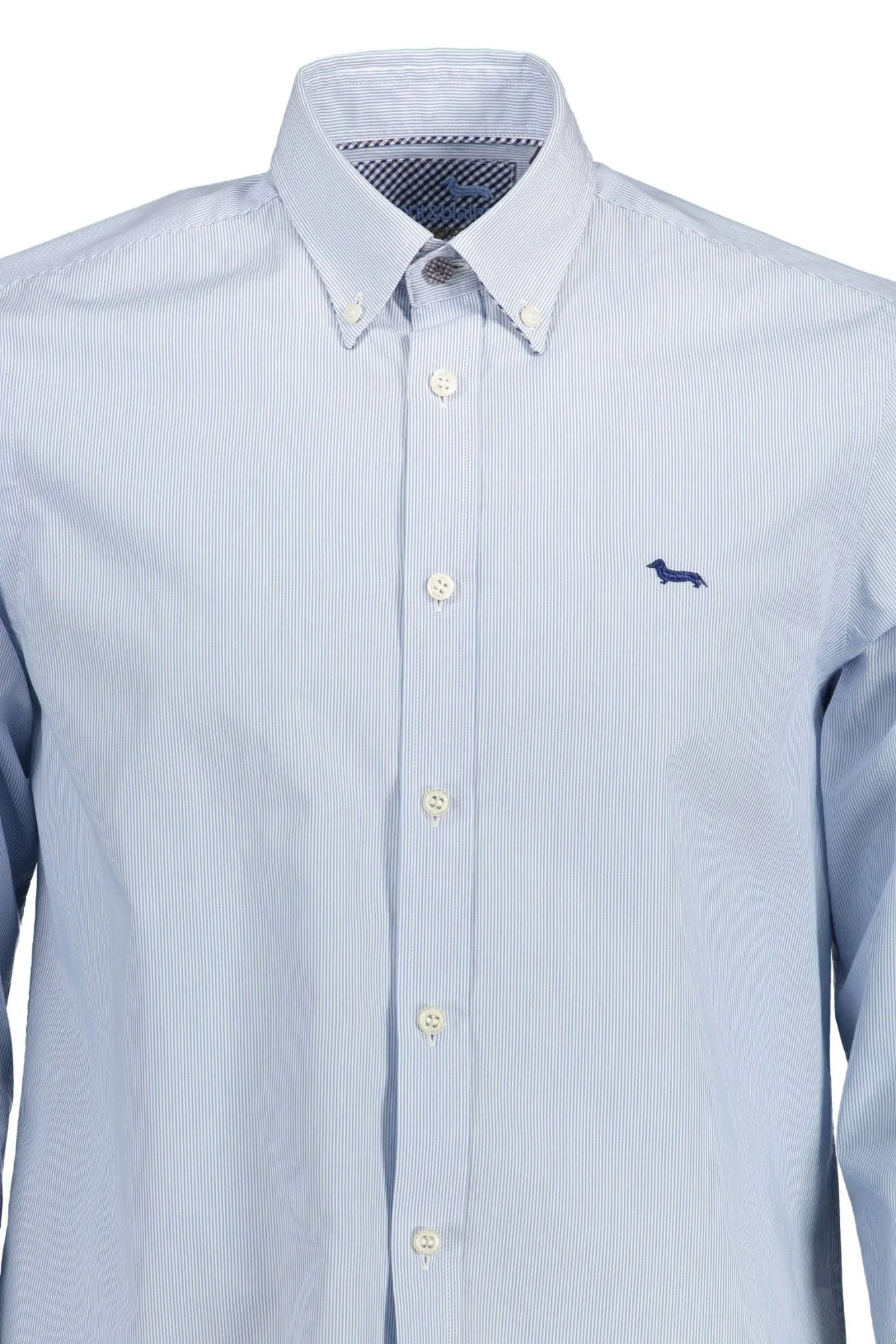 Elegant Light Blue Organic Cotton Shirt sold by Louxly product image thumbnail 3