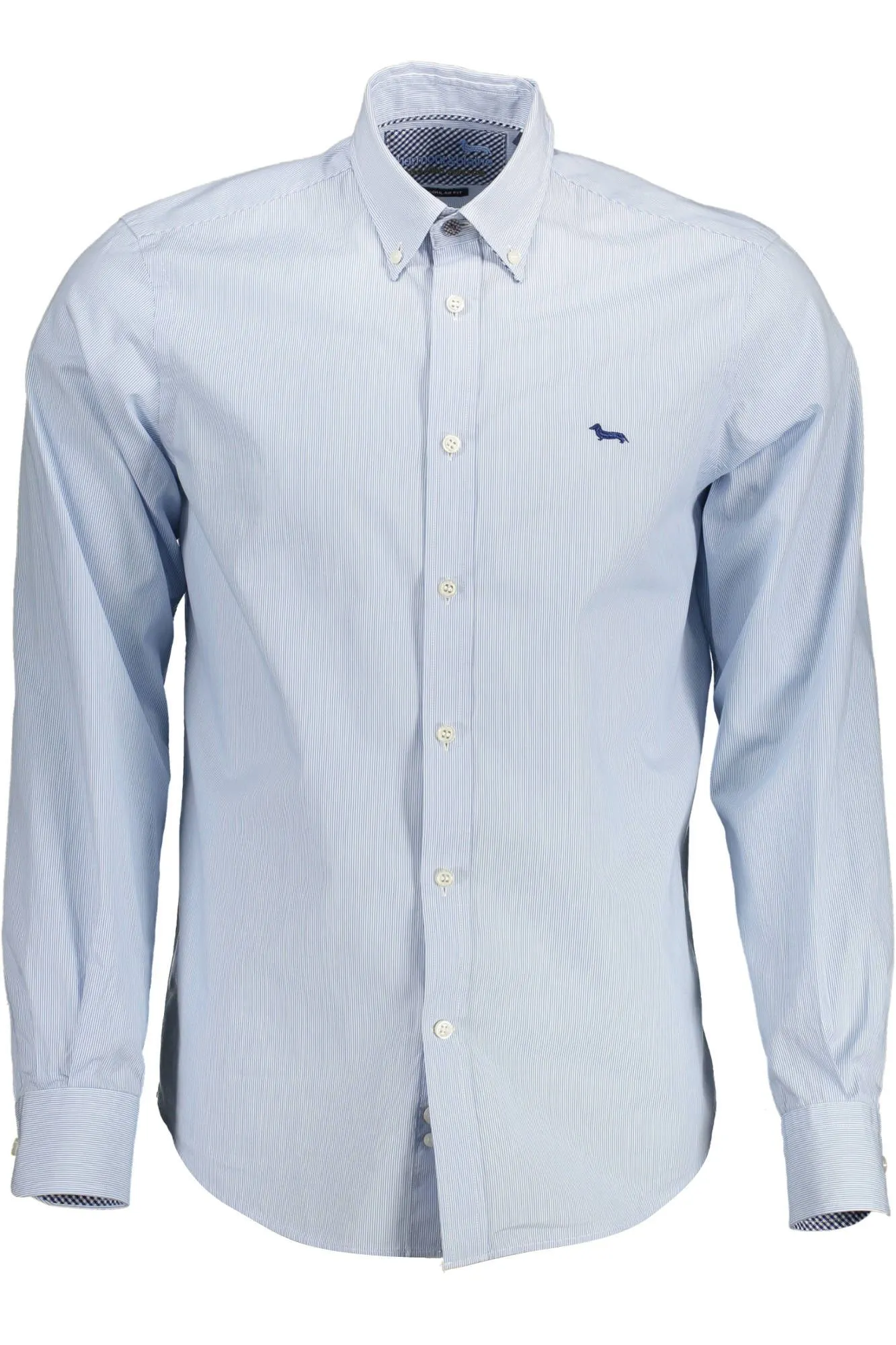 Elegant Light Blue Organic Cotton Shirt sold by Louxly