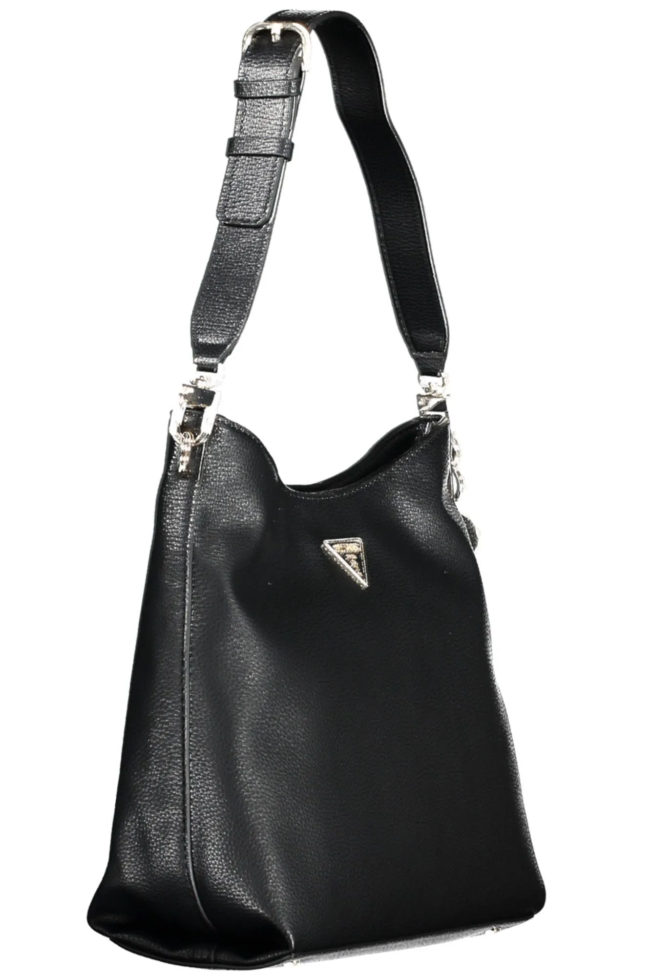 Chic Black Polyurethane Shoulder Bag sold by Louxly product image thumbnail 3