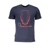 Blue Cotton T-Shirt sold by Louxly