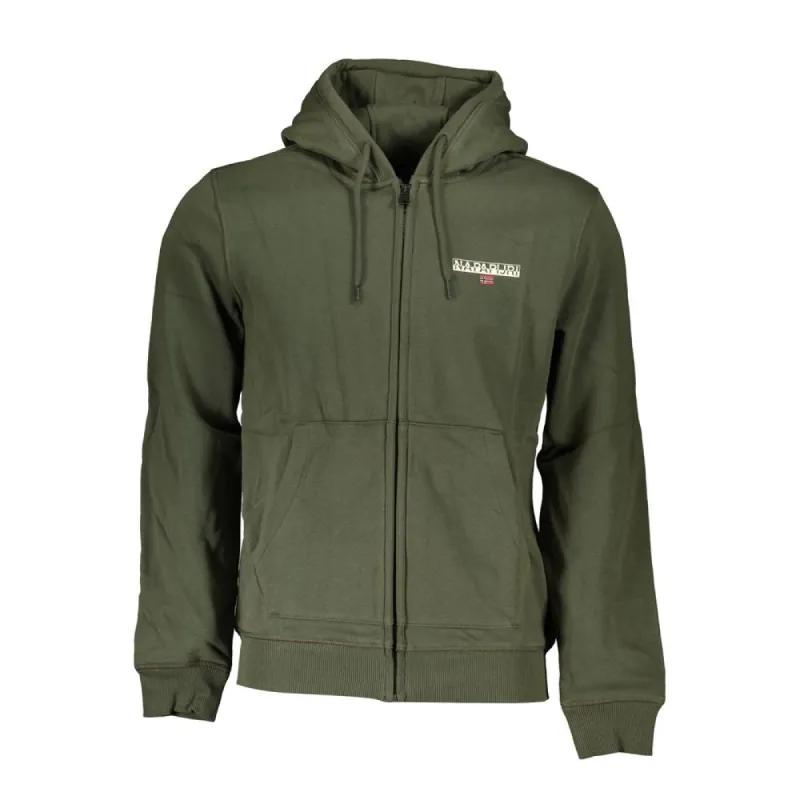 Emerald Fleece Zip Hoodie - Cozy Regular Fit sold by Louxly