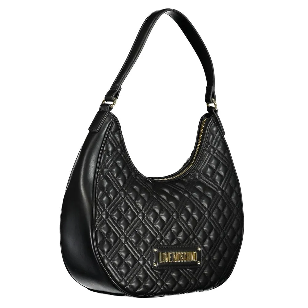 Black Polyethylene Handbag sold by Louxly product image thumbnail 3