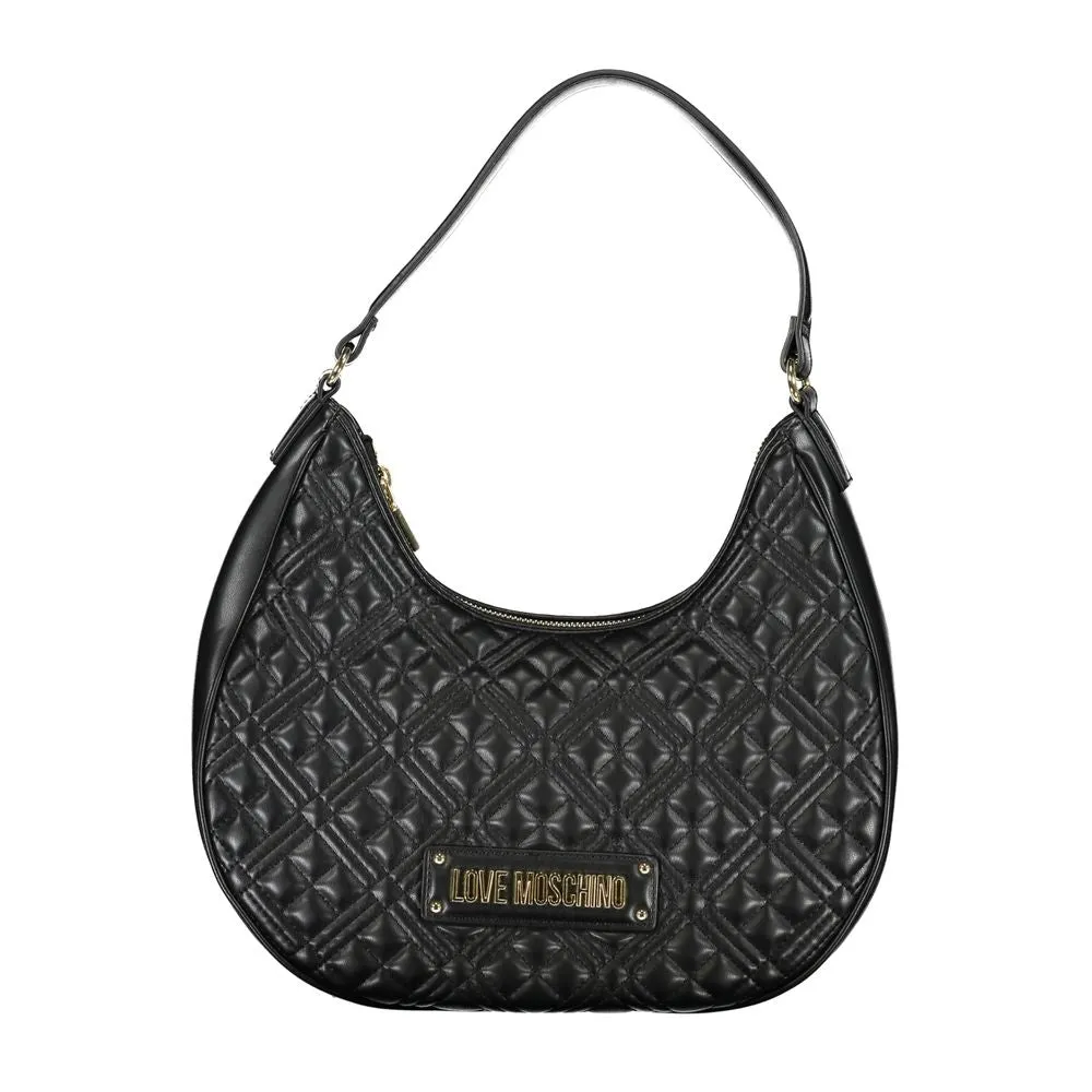 Black Polyethylene Handbag sold by Louxly