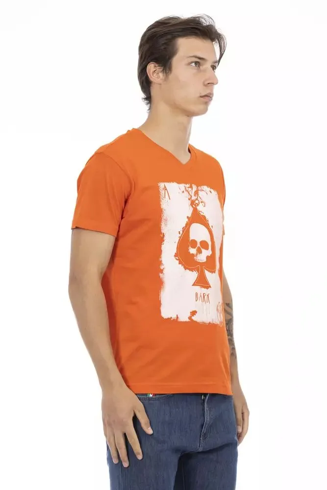 Vibrant V-Neck Tee with Front Print sold by Louxly product image thumbnail 2