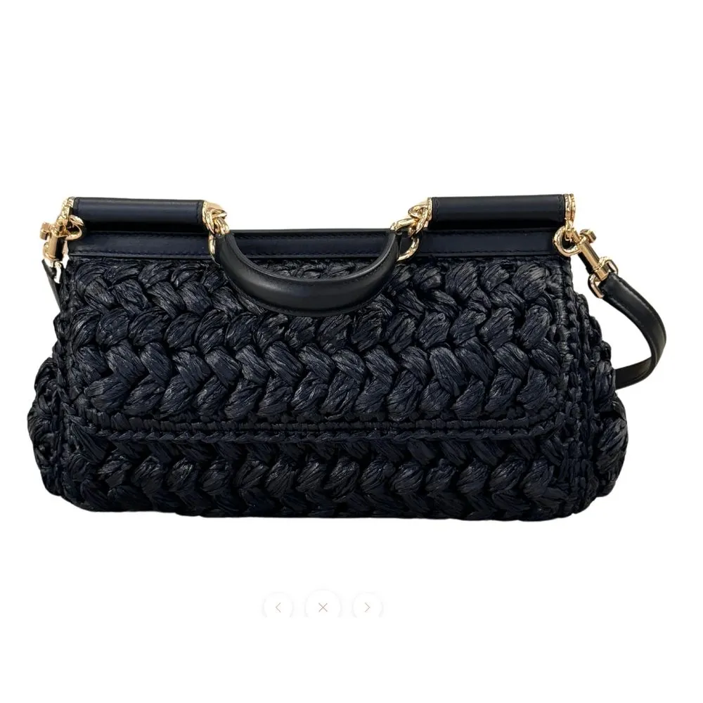 Black Leather Di Calfskin Crossbody Bag sold by Louxly product image thumbnail 5