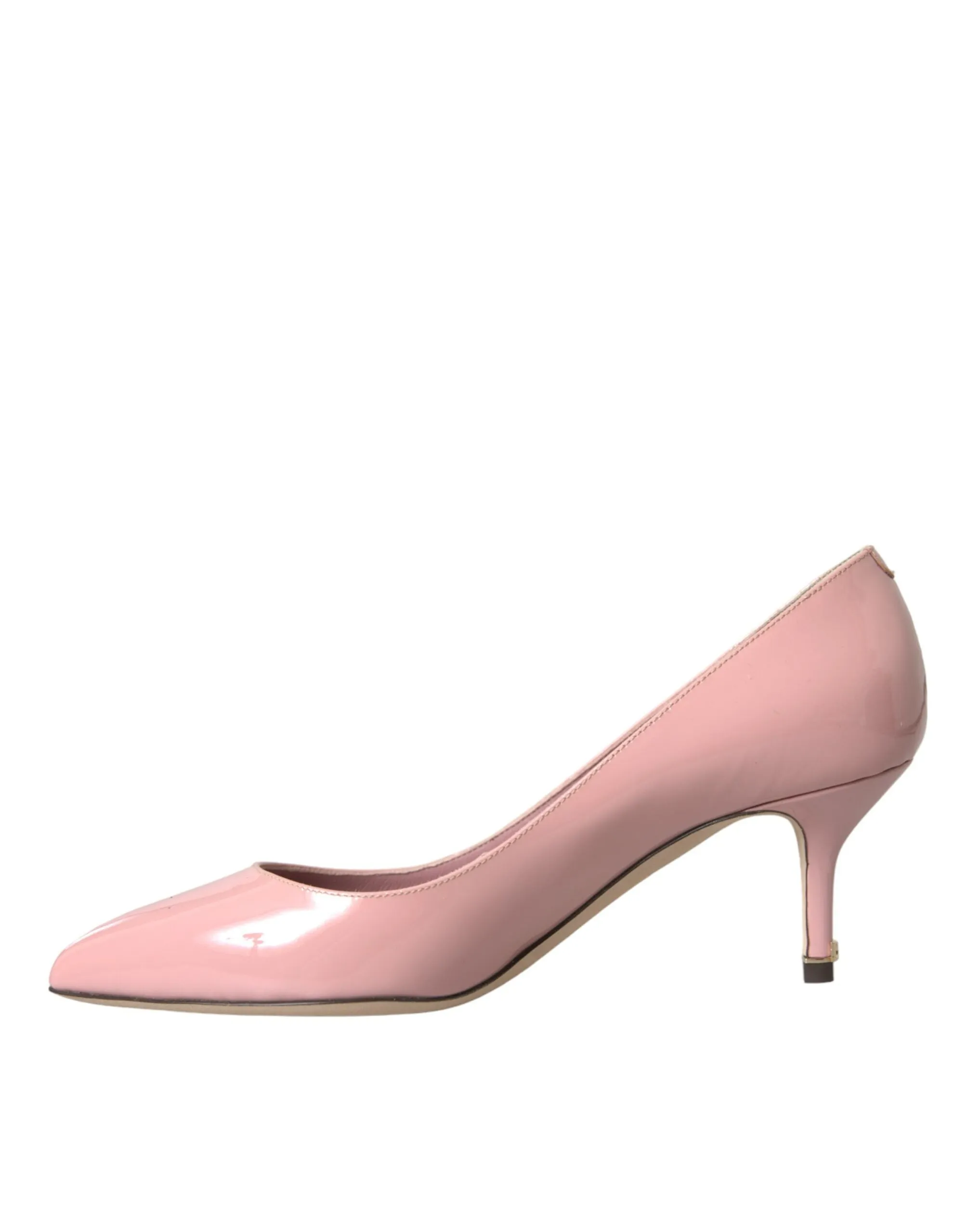 Light Pink Patent Leather Heels Pumps Shoes sold by Louxly product image thumbnail 5