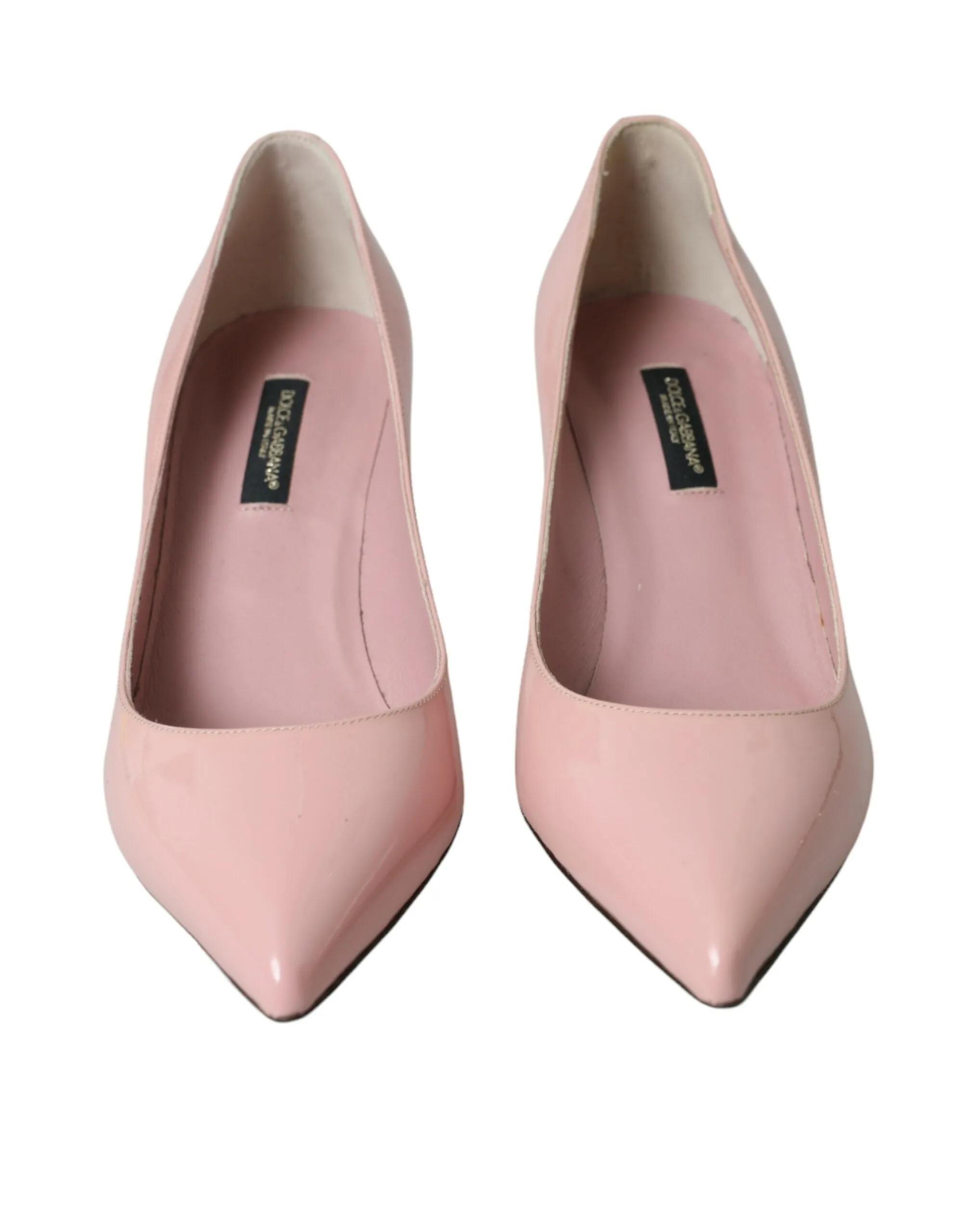 Light Pink Patent Leather Heels Pumps Shoes sold by Louxly product image thumbnail 2