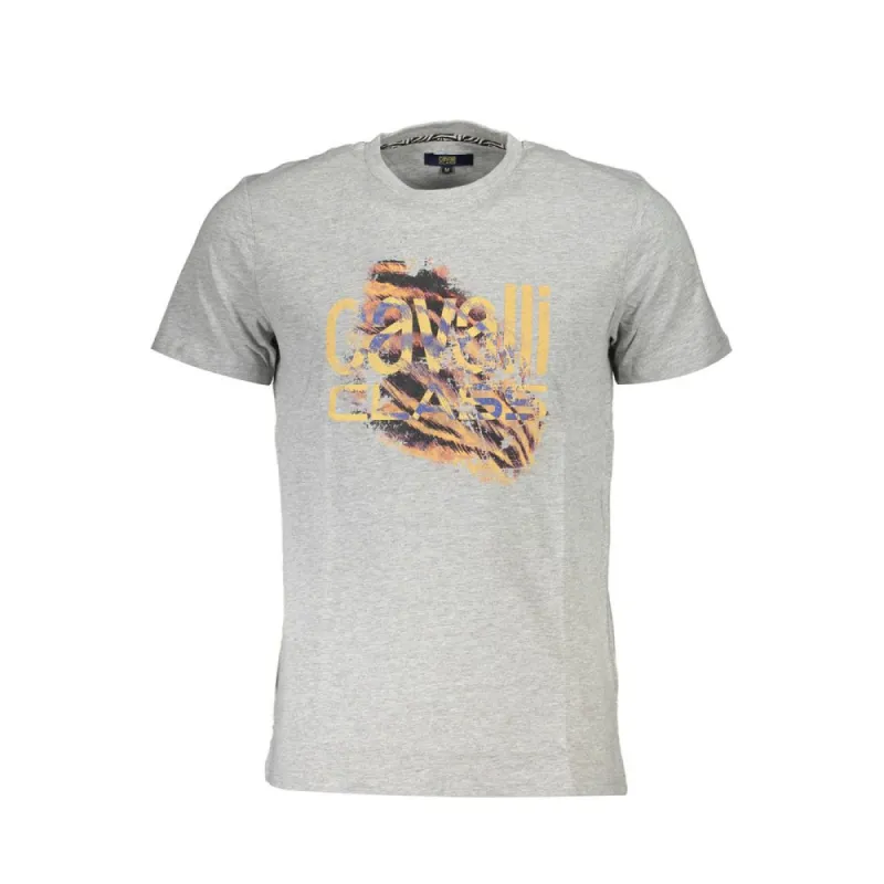 Gray Cotton T-Shirt sold by Louxly