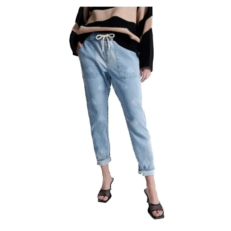 Light Blue Cotton Jeans & Pant sold by Louxly