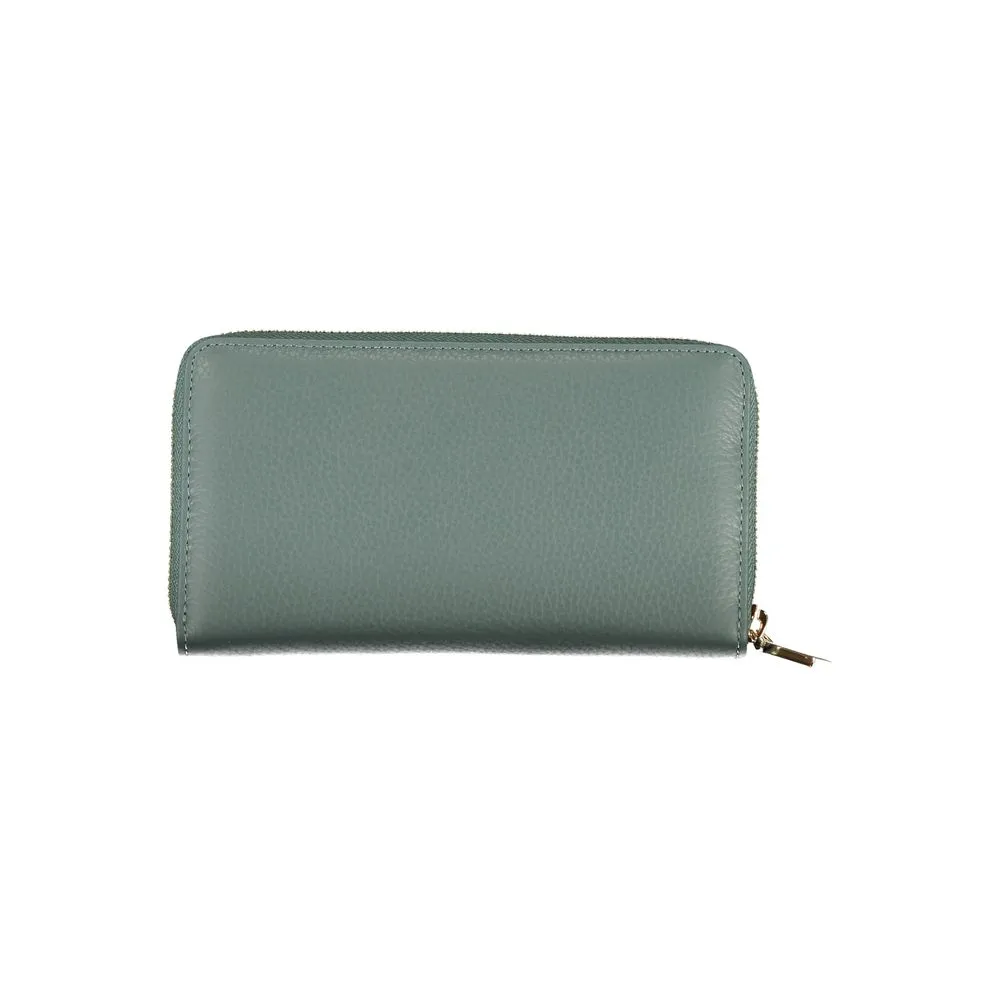 Chic Green Leather Wallet with Ample Storage sold by Louxly product image thumbnail 2