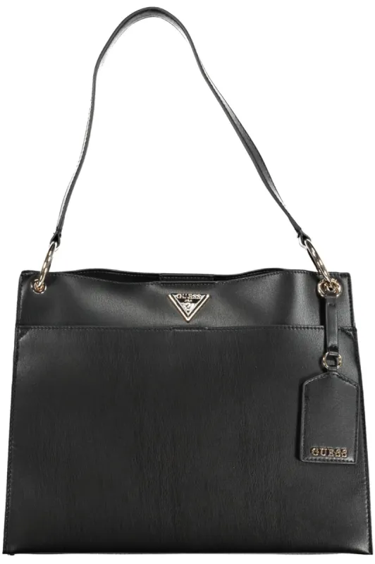 Black Polyethylene Women Handbag sold by Louxly