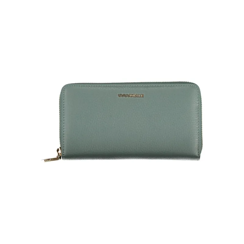 Chic Green Leather Wallet with Ample Storage sold by Louxly