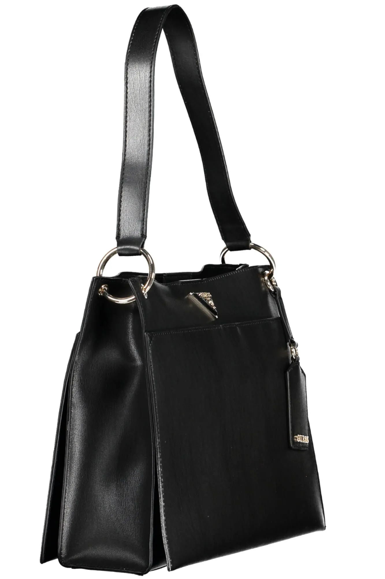 Black Polyethylene Women Handbag sold by Louxly product image thumbnail 3