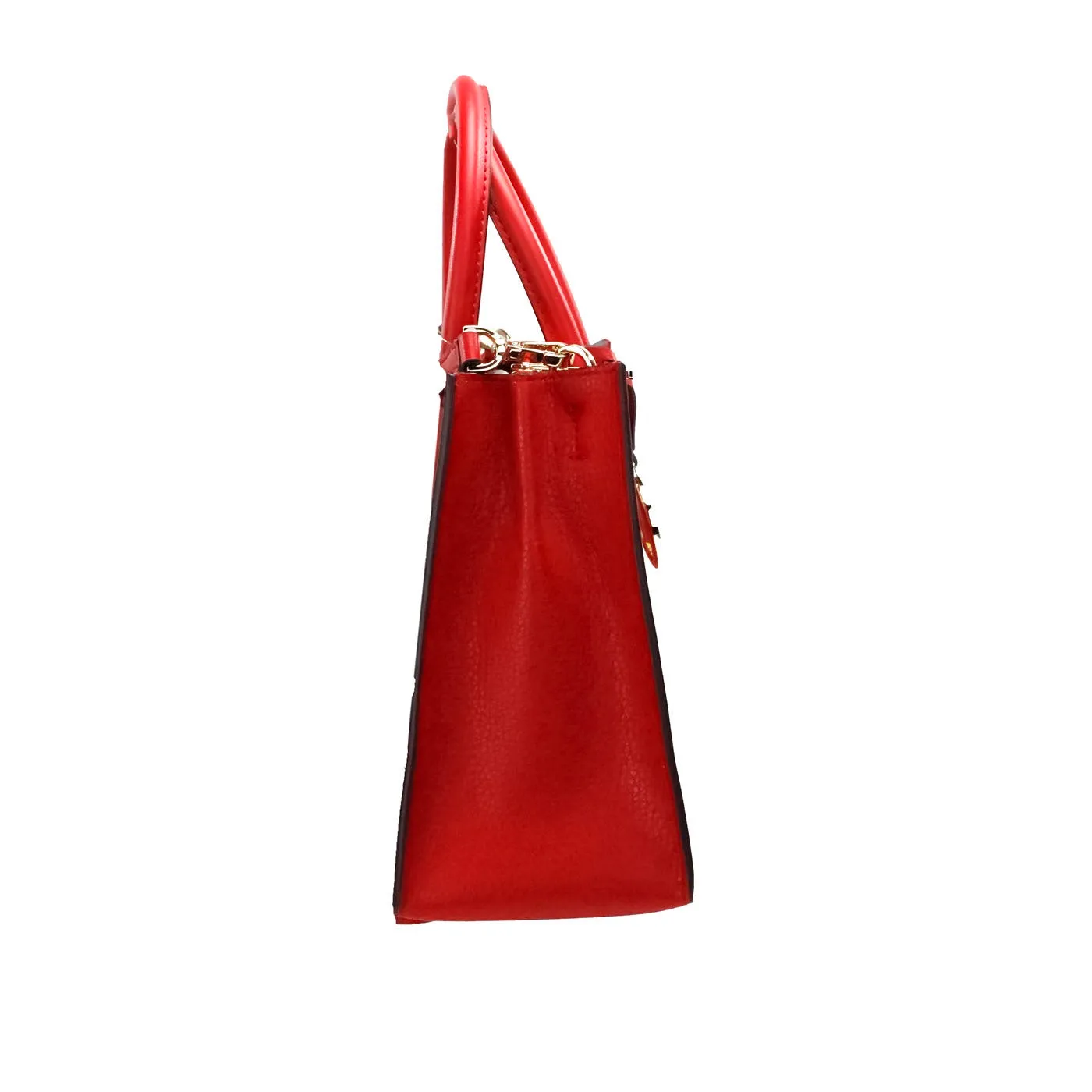 Mercer Medium Bright Red Pebble Leather Messenger Crossbody Bag sold by Louxly product image thumbnail 2