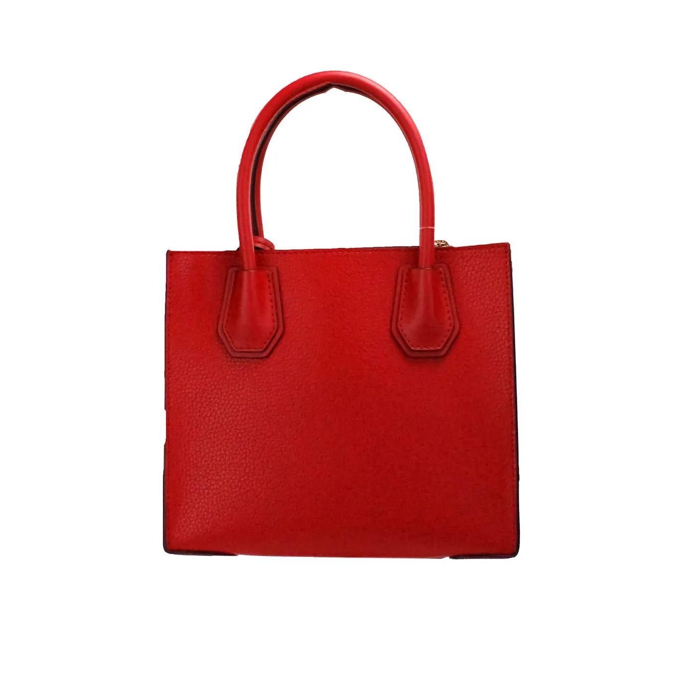 Mercer Medium Bright Red Pebble Leather Messenger Crossbody Bag sold by Louxly product image thumbnail 3
